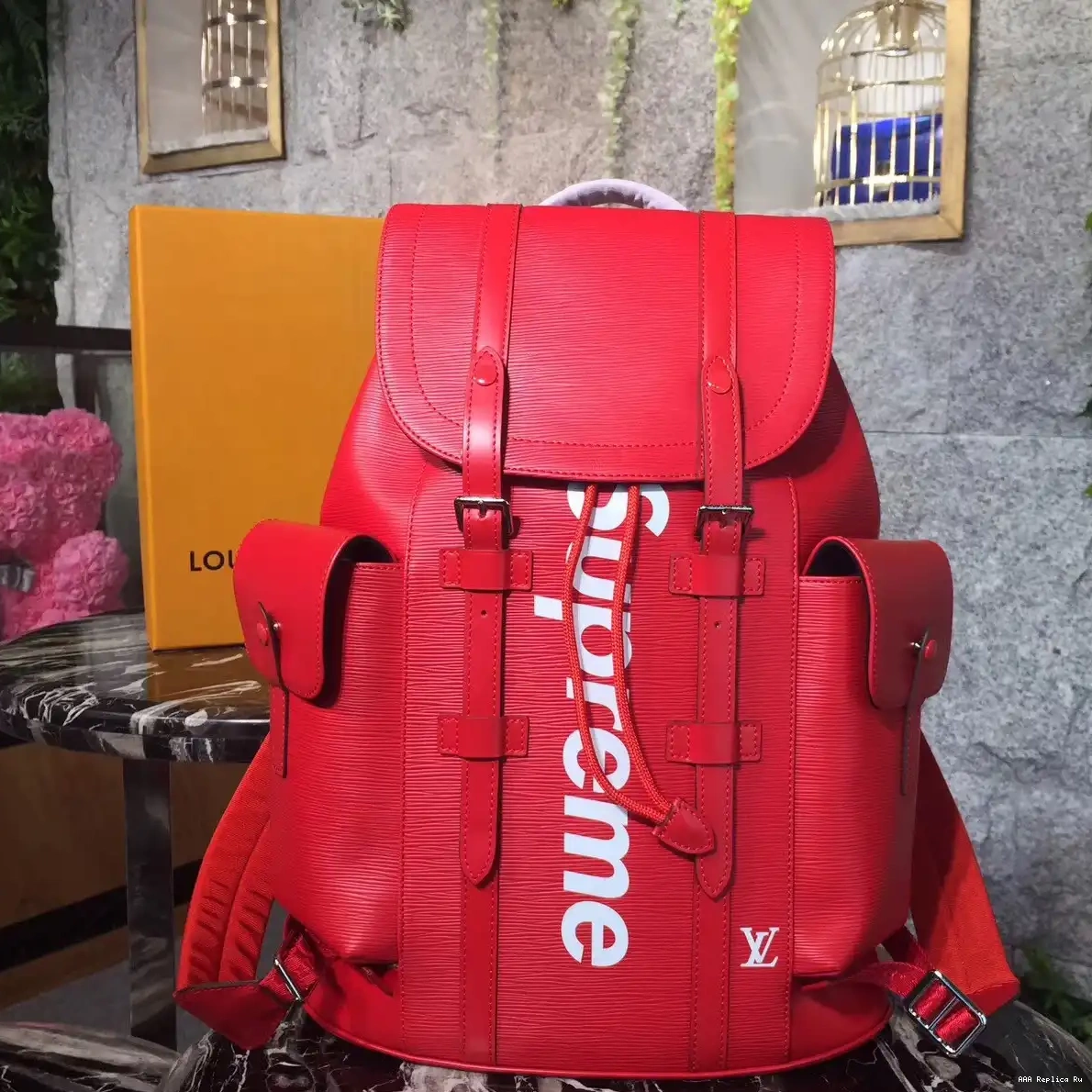 AAA Pruses Bags backpack Vuitton Louis Supreme 0706